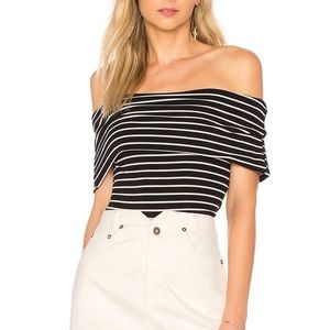 Free People off the shoulder striped top